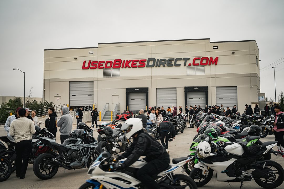 Daniel Hyde, Chris, and Charlie at Used Bikes Direct