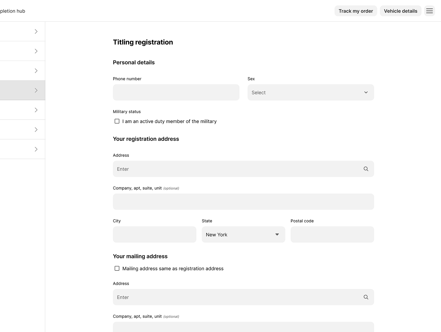 Complete your paperwork